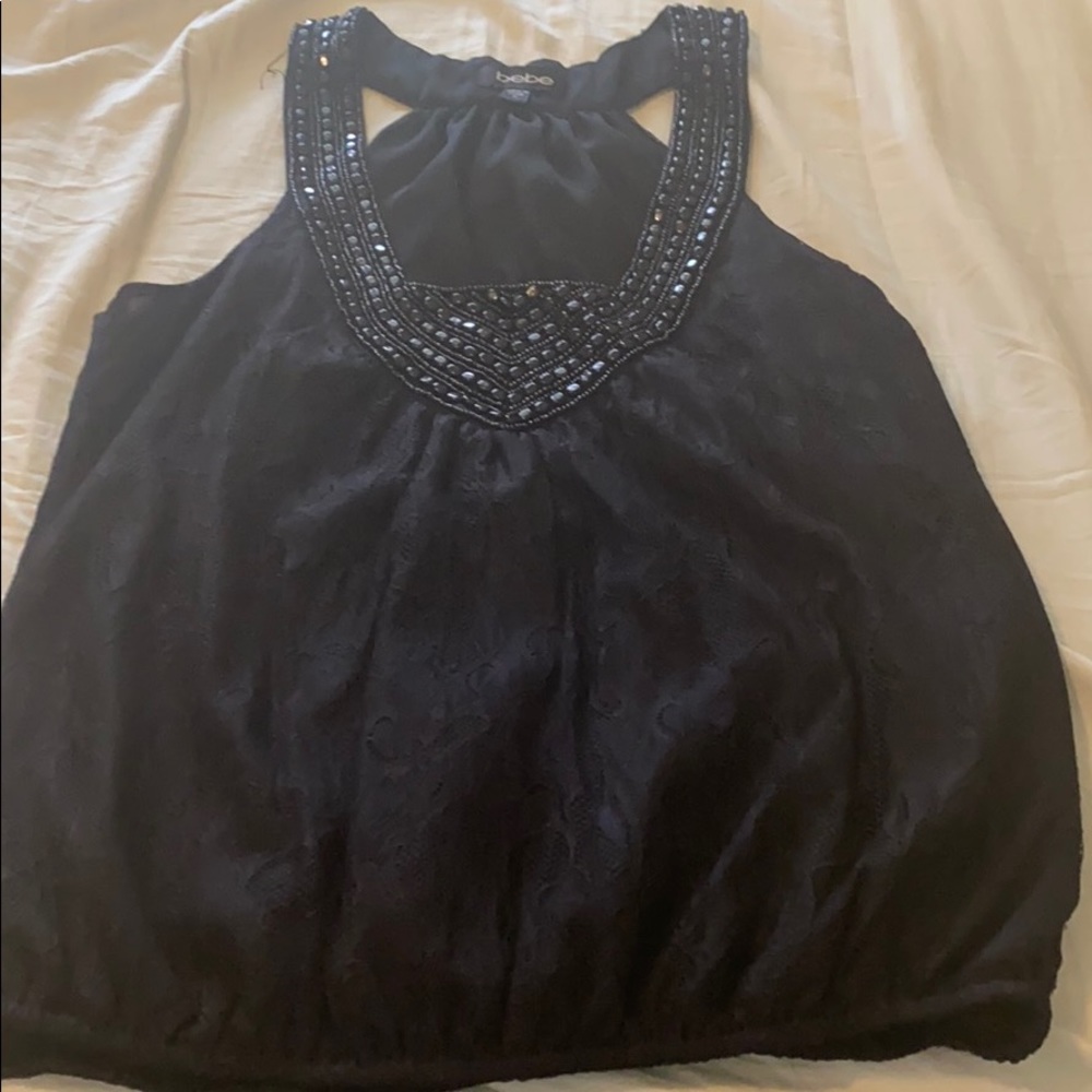 Women’s BEBE beaded tank